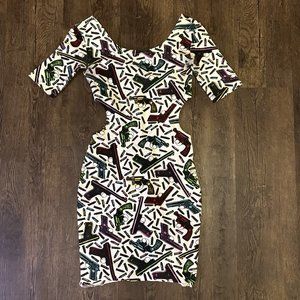 Vintage Betsey Johnson Gun Dress Size P Petite / Small
